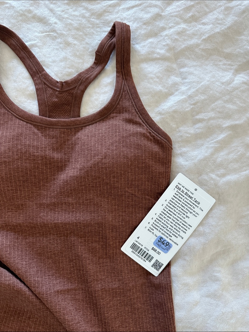 lululemon athletica EBB to street tank